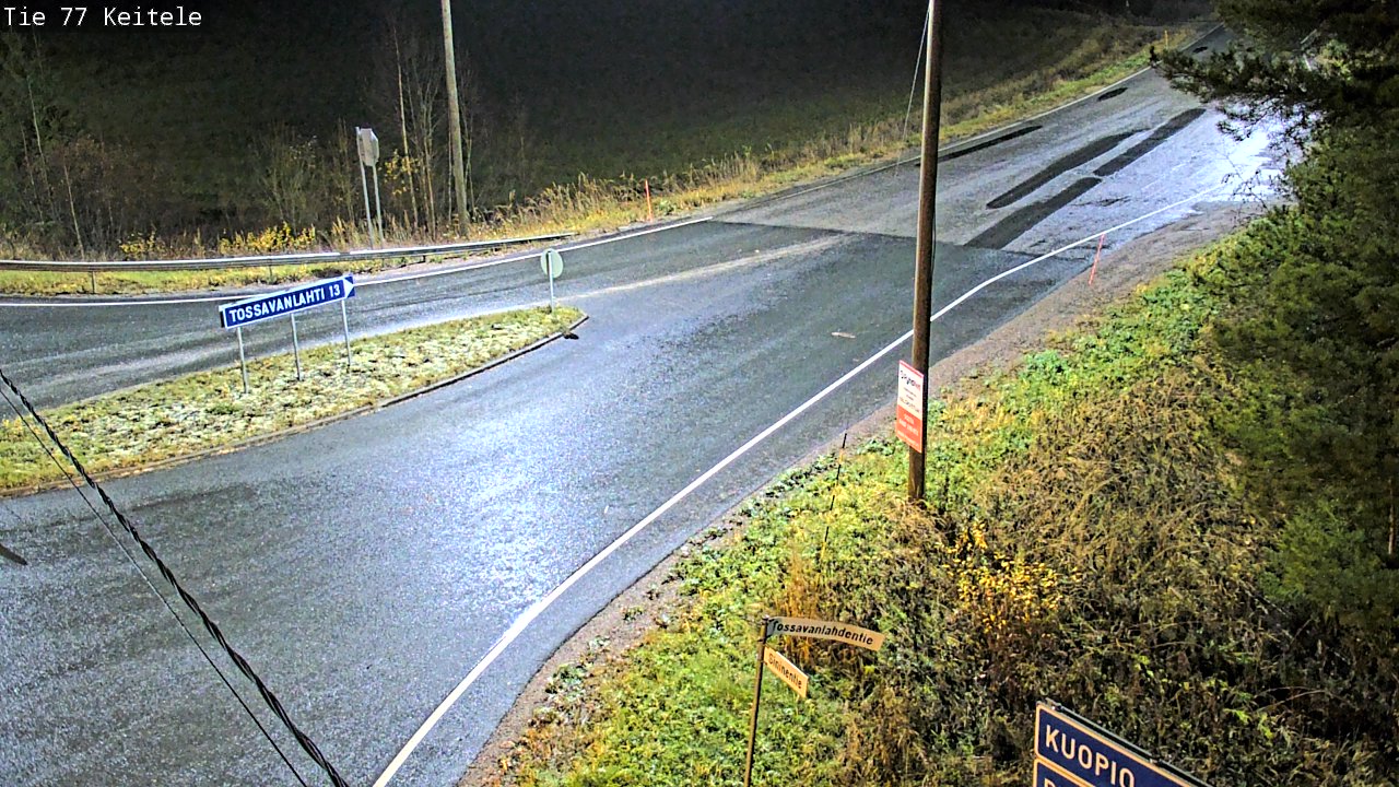 Weather Camera Image Road 77 Keitele, Keitele, Pohjois-Savo
