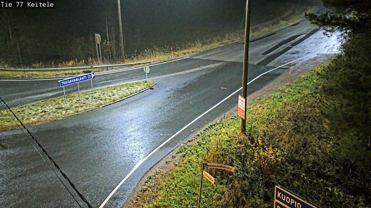 Weather Camera Image Väg 77 Keitele, Keitele, Pohjois-Savo
