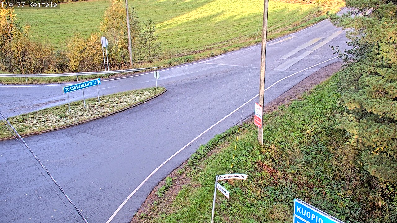 Weather Camera Image Road 77 Keitele, Keitele, Pohjois-Savo