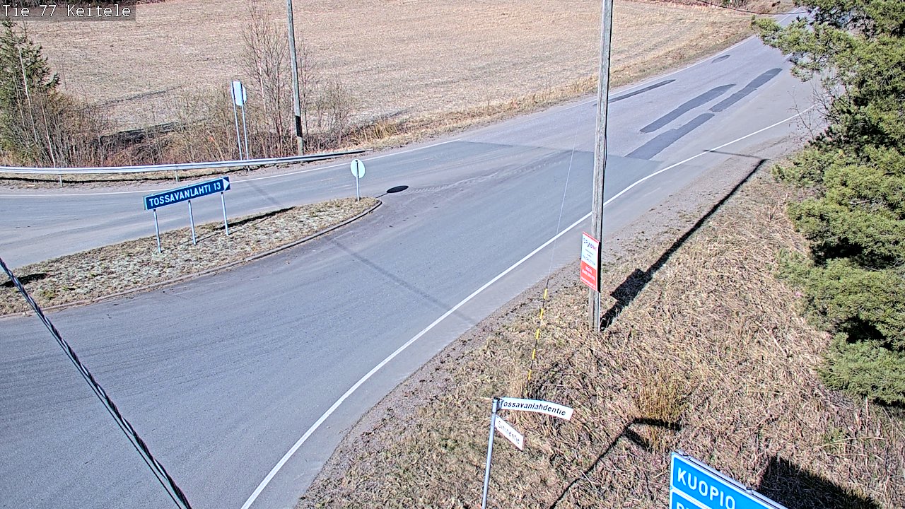 Weather Camera Image Road 77 Keitele, Keitele, Pohjois-Savo