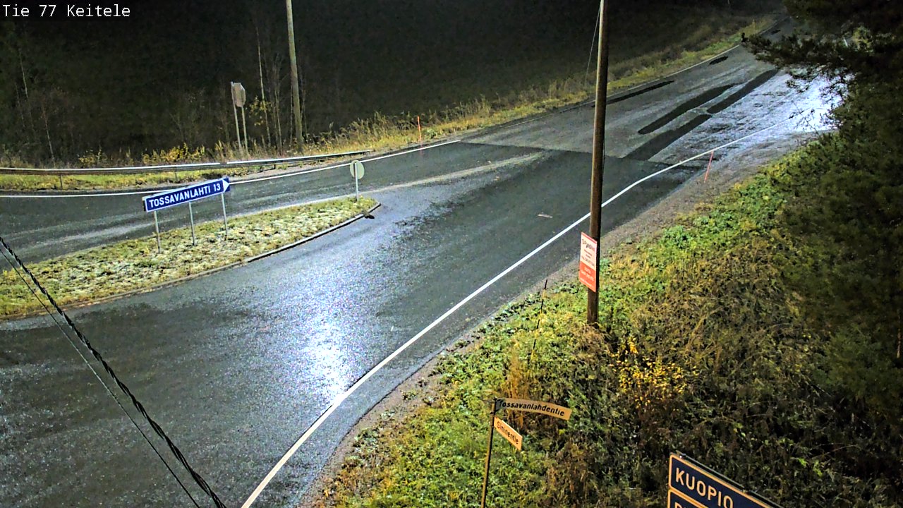 Weather Camera Image Väg 77 Keitele, Keitele, Pohjois-Savo