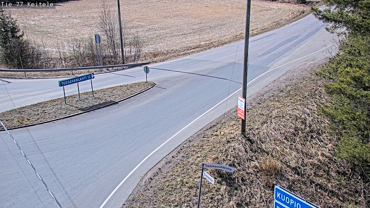 Weather Camera Image Road 77 Keitele, Keitele, Pohjois-Savo