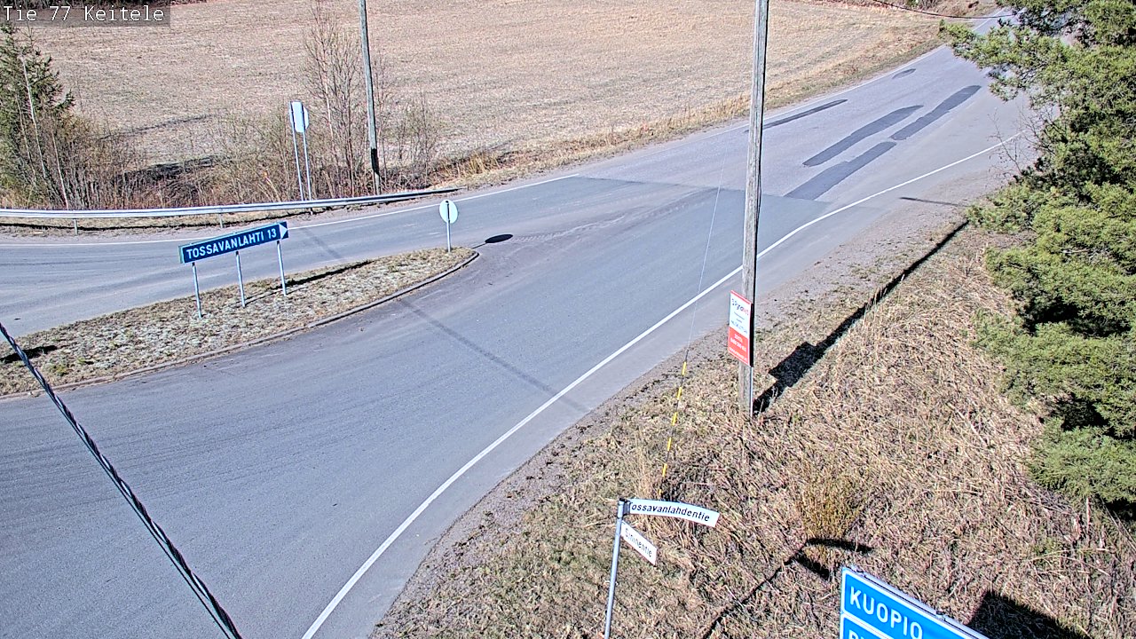 Weather Camera Image Väg 77 Keitele, Keitele, Pohjois-Savo