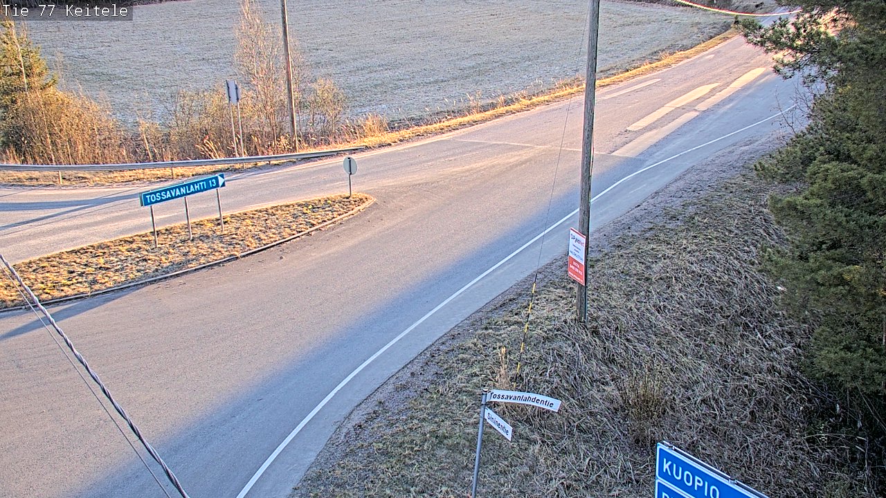 Weather Camera Image Road 77 Keitele, Keitele, Pohjois-Savo