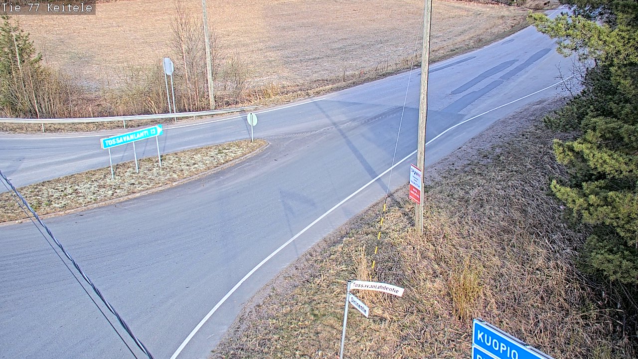 Weather Camera Image Väg 77 Keitele, Keitele, Pohjois-Savo