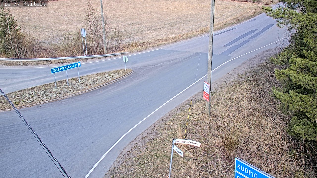 Weather Camera Image Väg 77 Keitele, Keitele, Pohjois-Savo
