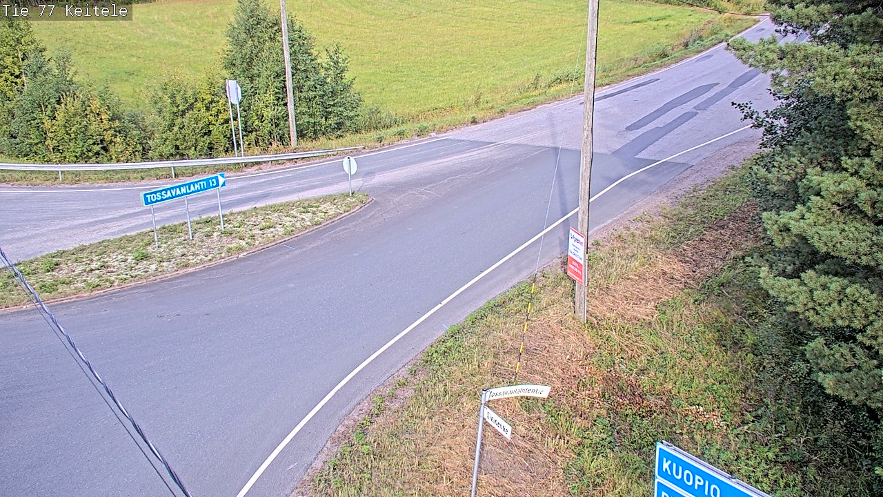 Weather Camera Image Väg 77 Keitele, Keitele, Pohjois-Savo