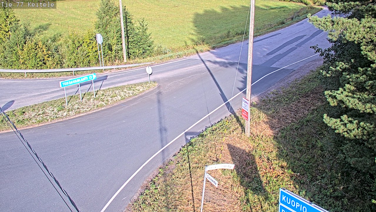 Weather Camera Image Väg 77 Keitele, Keitele, Pohjois-Savo