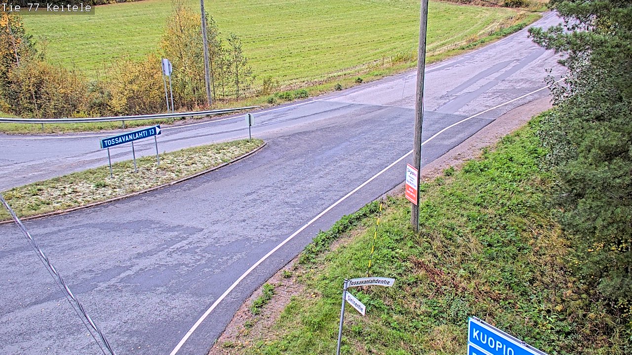 Weather Camera Image Road 77 Keitele, Keitele, Pohjois-Savo