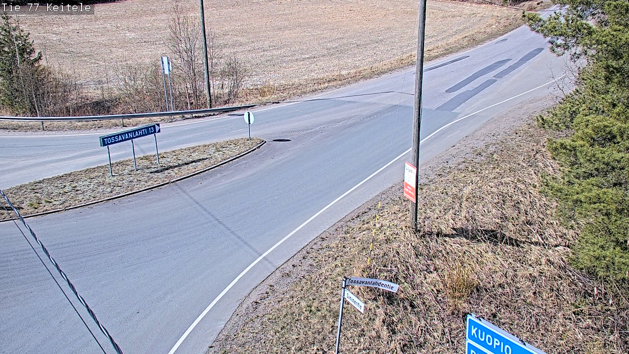 Weather Camera Image Road 77 Keitele, Keitele, Pohjois-Savo