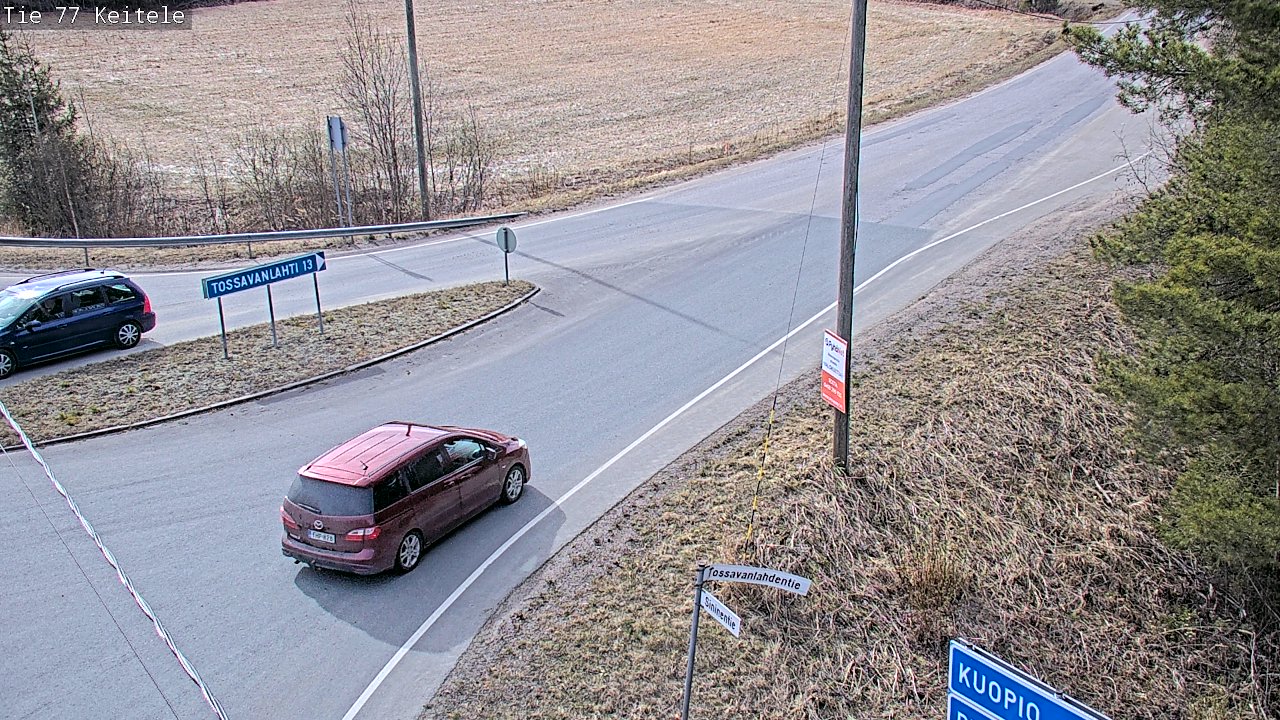 Weather Camera Image Road 77 Keitele, Keitele, Pohjois-Savo