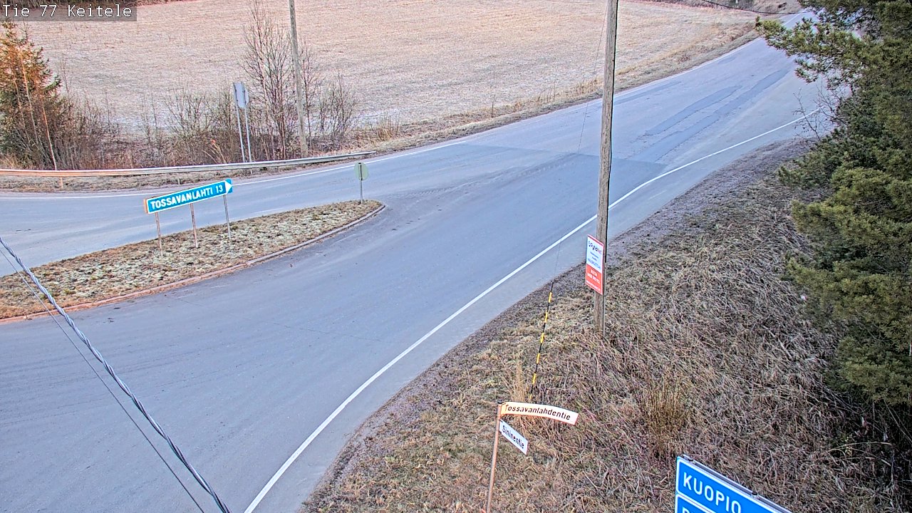 Weather Camera Image Road 77 Keitele, Keitele, Pohjois-Savo