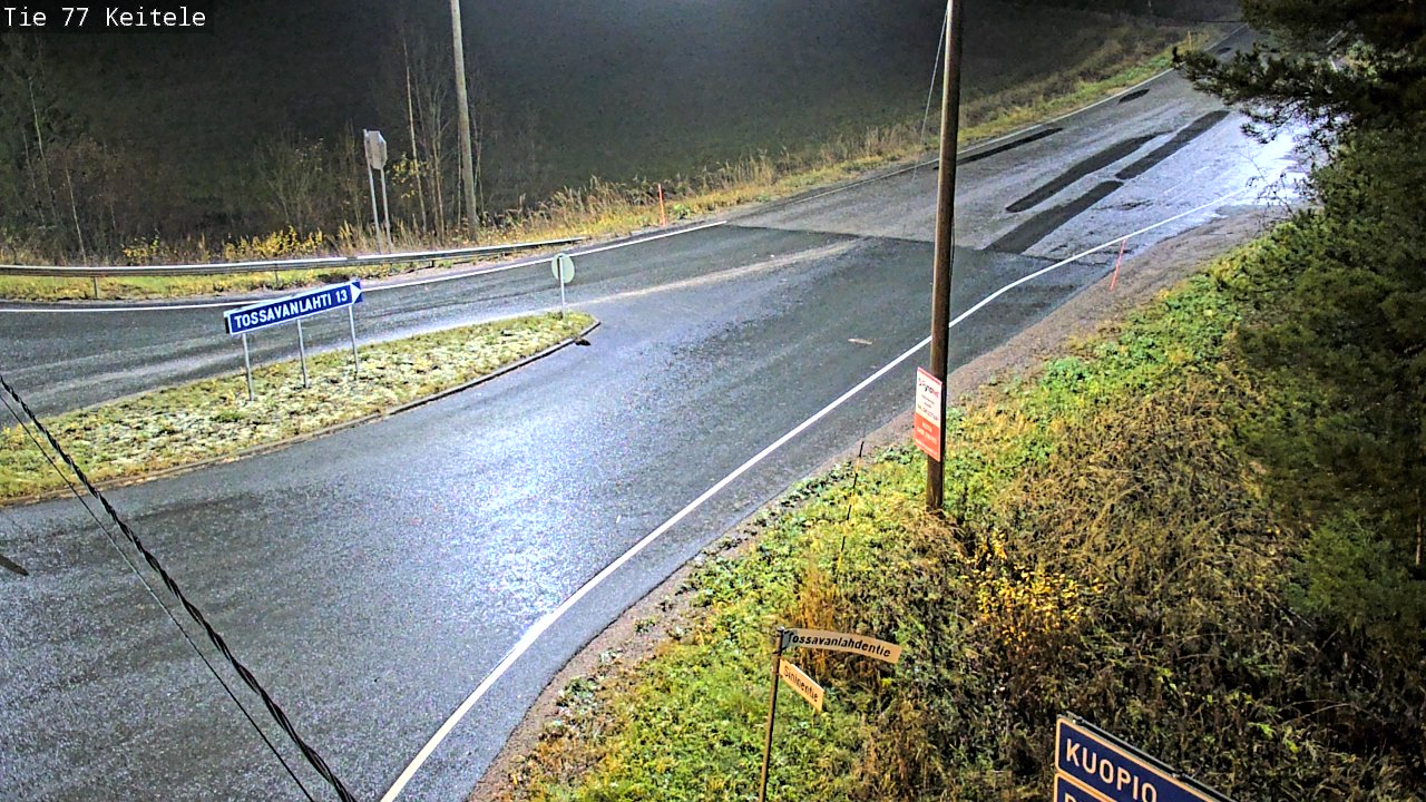 Weather Camera Image Road 77 Keitele, Keitele, Pohjois-Savo
