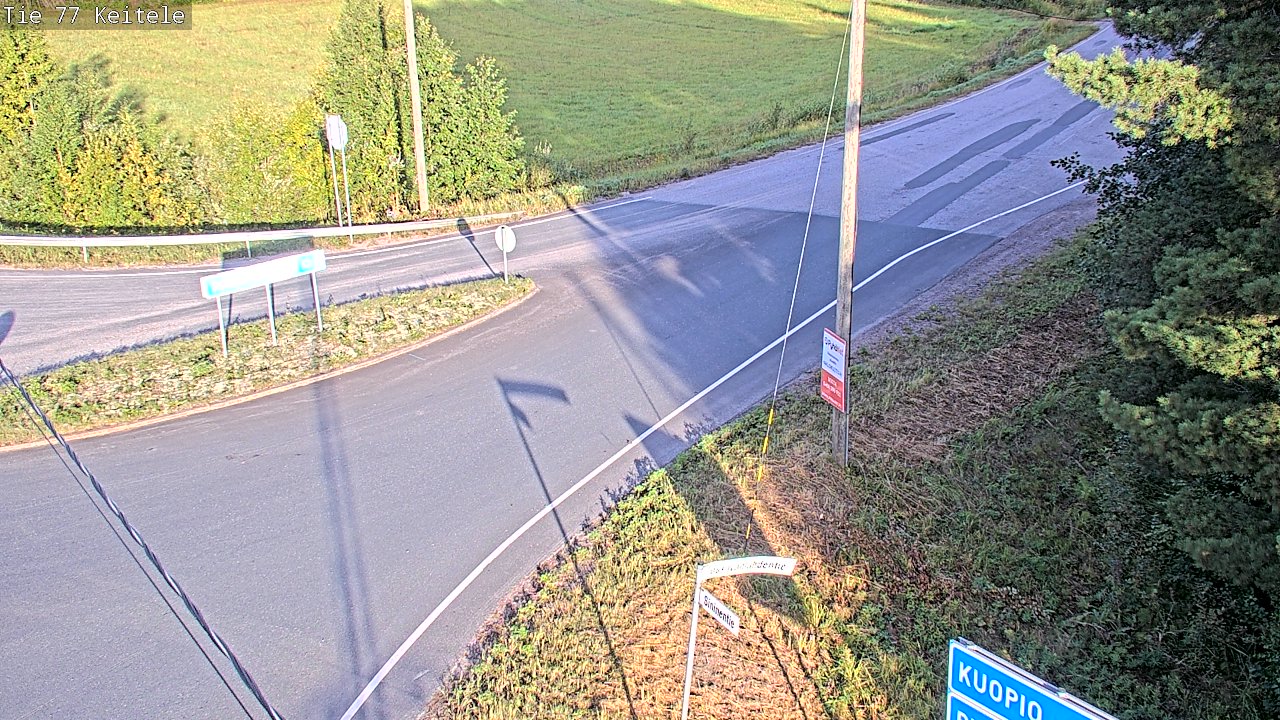 Weather Camera Image Väg 77 Keitele, Keitele, Pohjois-Savo