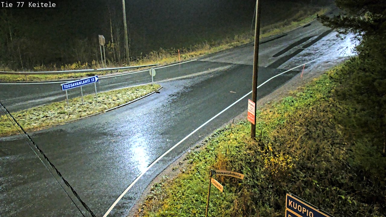 Weather Camera Image Väg 77 Keitele, Keitele, Pohjois-Savo