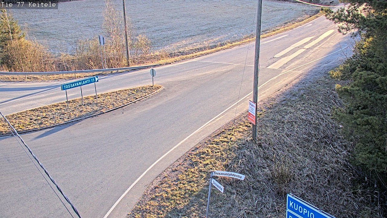 Weather Camera Image Road 77 Keitele, Keitele, Pohjois-Savo