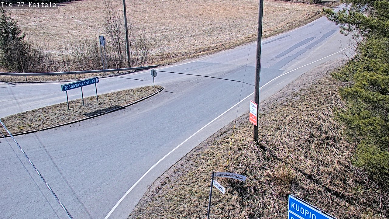 Weather Camera Image Road 77 Keitele, Keitele, Pohjois-Savo