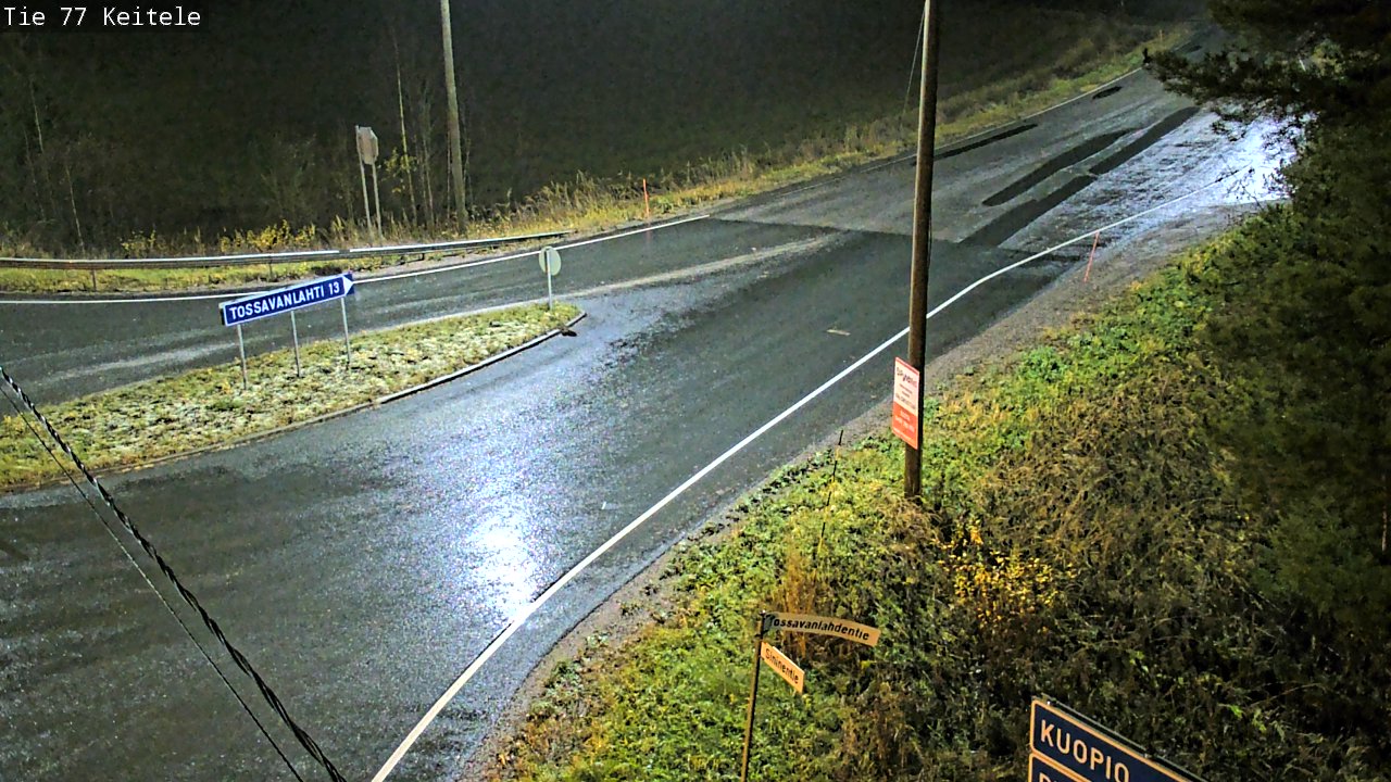 Weather Camera Image Väg 77 Keitele, Keitele, Pohjois-Savo