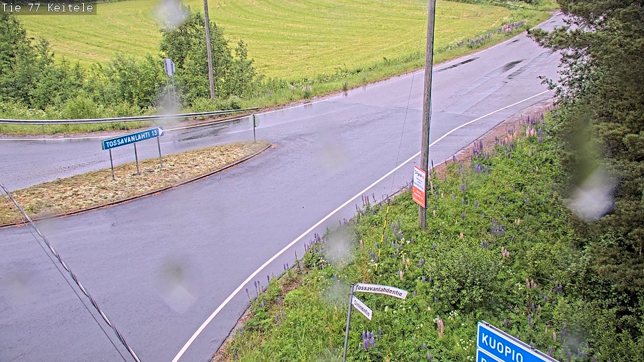 Weather Camera Image Road 77 Keitele, Keitele, Pohjois-Savo