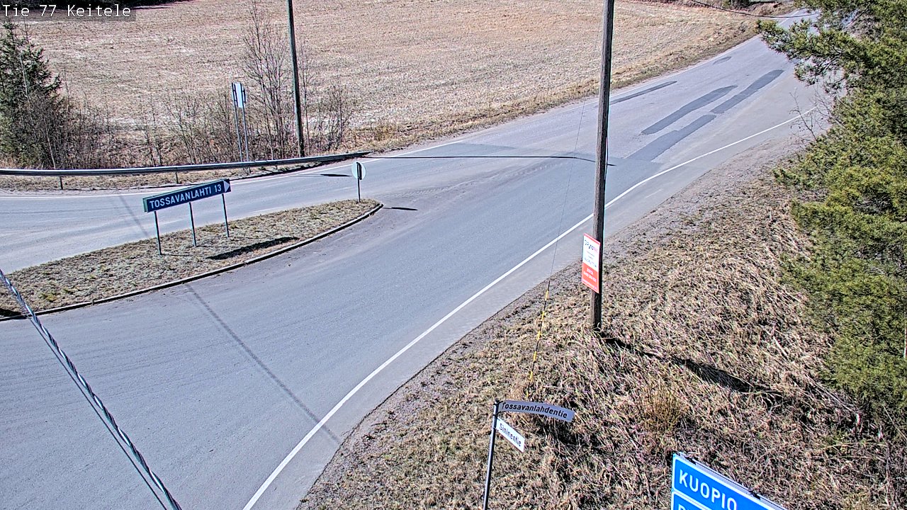 Weather Camera Image Road 77 Keitele, Keitele, Pohjois-Savo