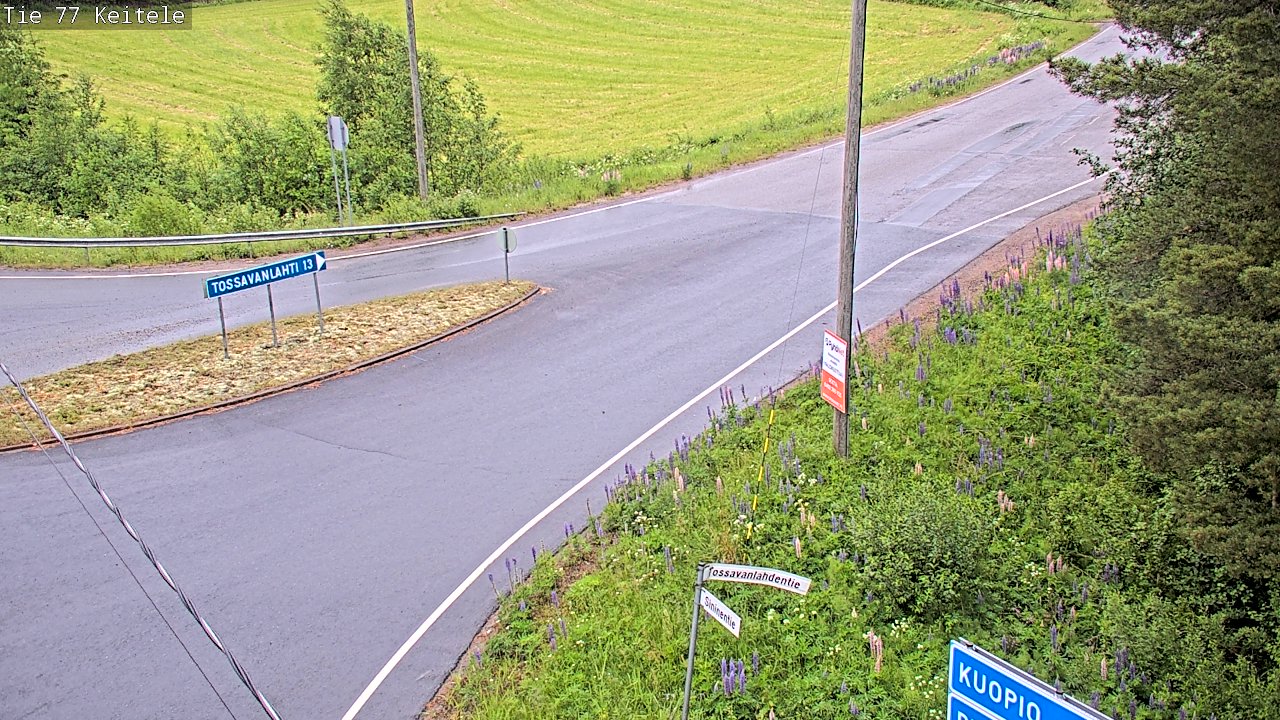 Weather Camera Image Road 77 Keitele, Keitele, Pohjois-Savo