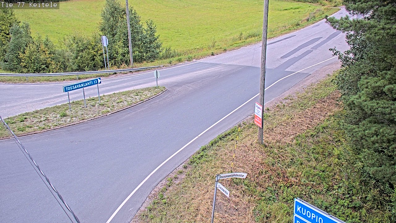Weather Camera Image Väg 77 Keitele, Keitele, Pohjois-Savo