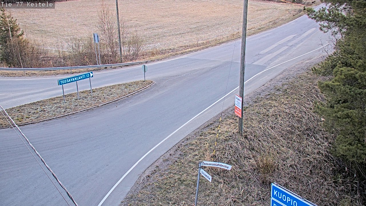 Weather Camera Image Road 77 Keitele, Keitele, Pohjois-Savo