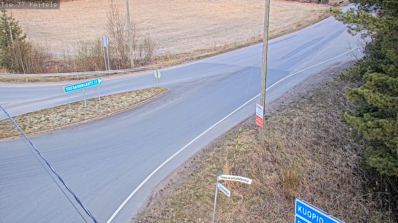 Weather Camera Image Väg 77 Keitele, Keitele, Pohjois-Savo