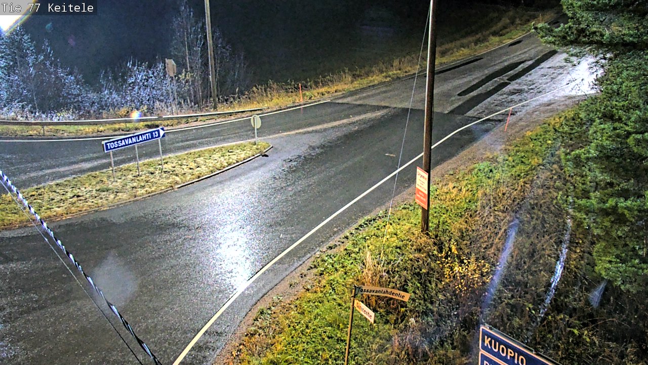 Weather Camera Image Väg 77 Keitele, Keitele, Pohjois-Savo