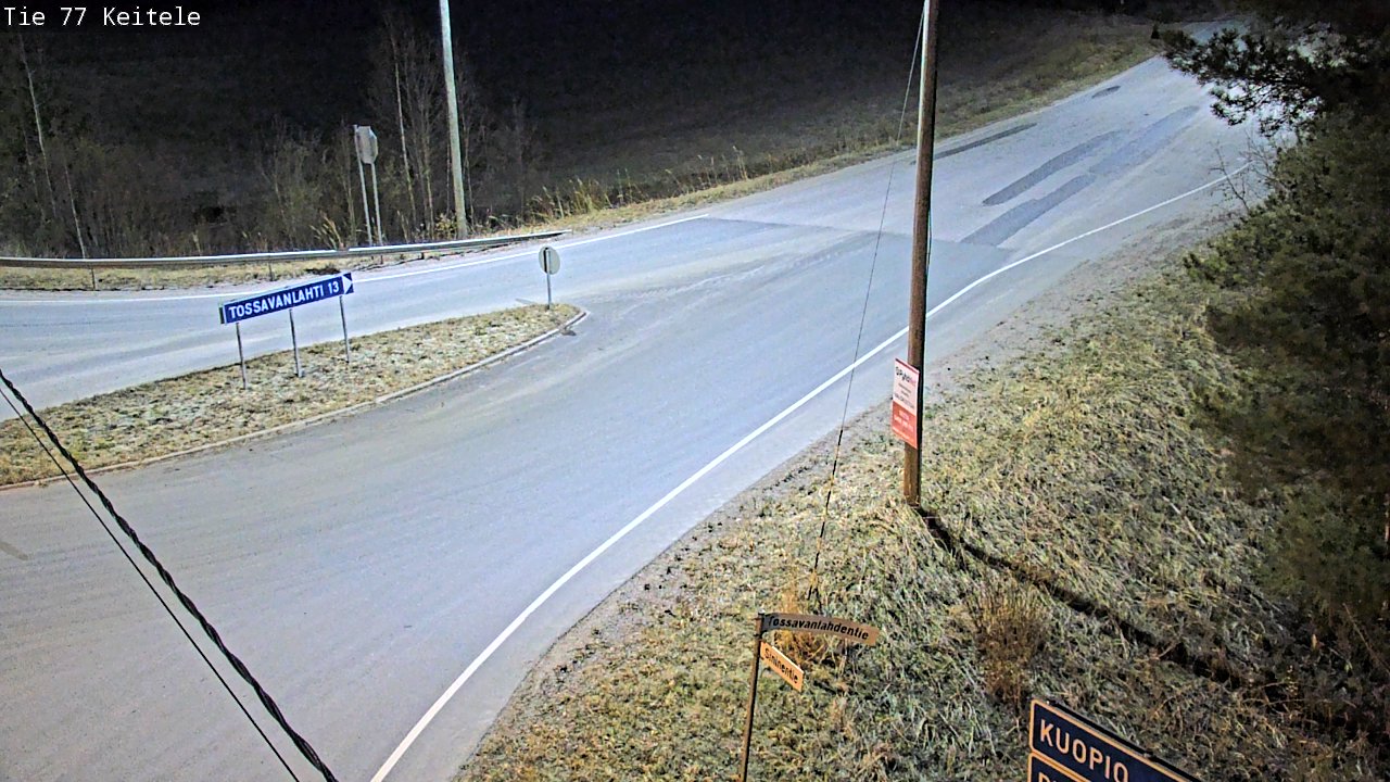 Weather Camera Image Road 77 Keitele, Keitele, Pohjois-Savo