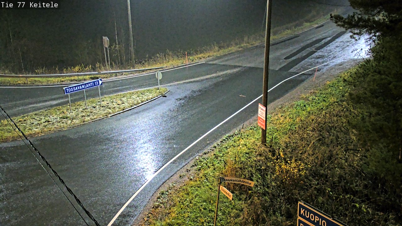 Weather Camera Image Väg 77 Keitele, Keitele, Pohjois-Savo
