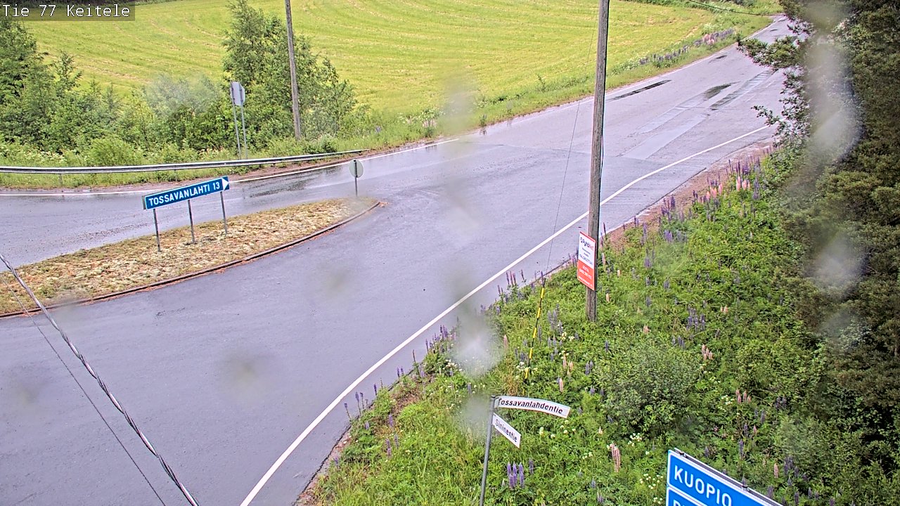 Weather Camera Image Road 77 Keitele, Keitele, Pohjois-Savo