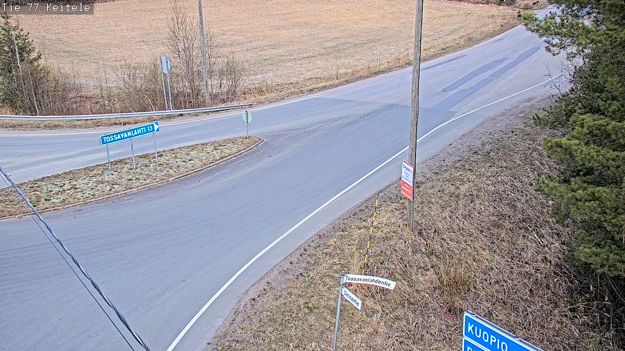 Weather Camera Image Väg 77 Keitele, Keitele, Pohjois-Savo