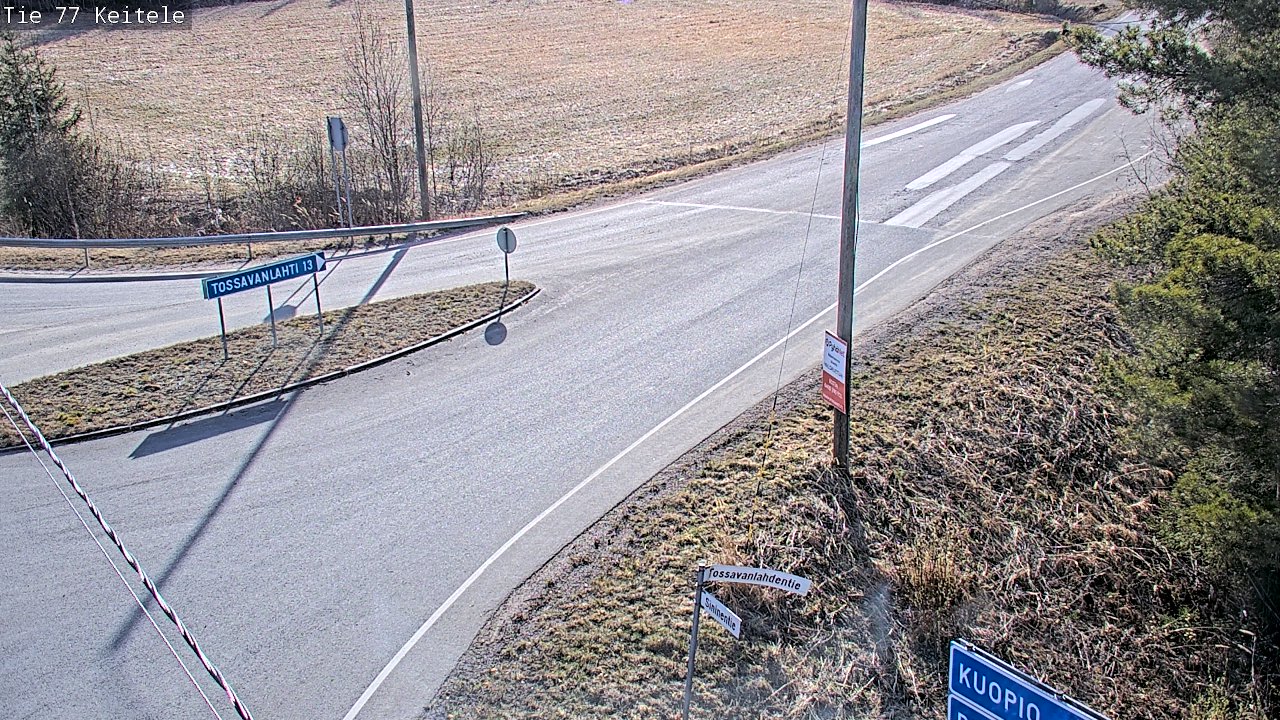 Weather Camera Image Road 77 Keitele, Keitele, Pohjois-Savo