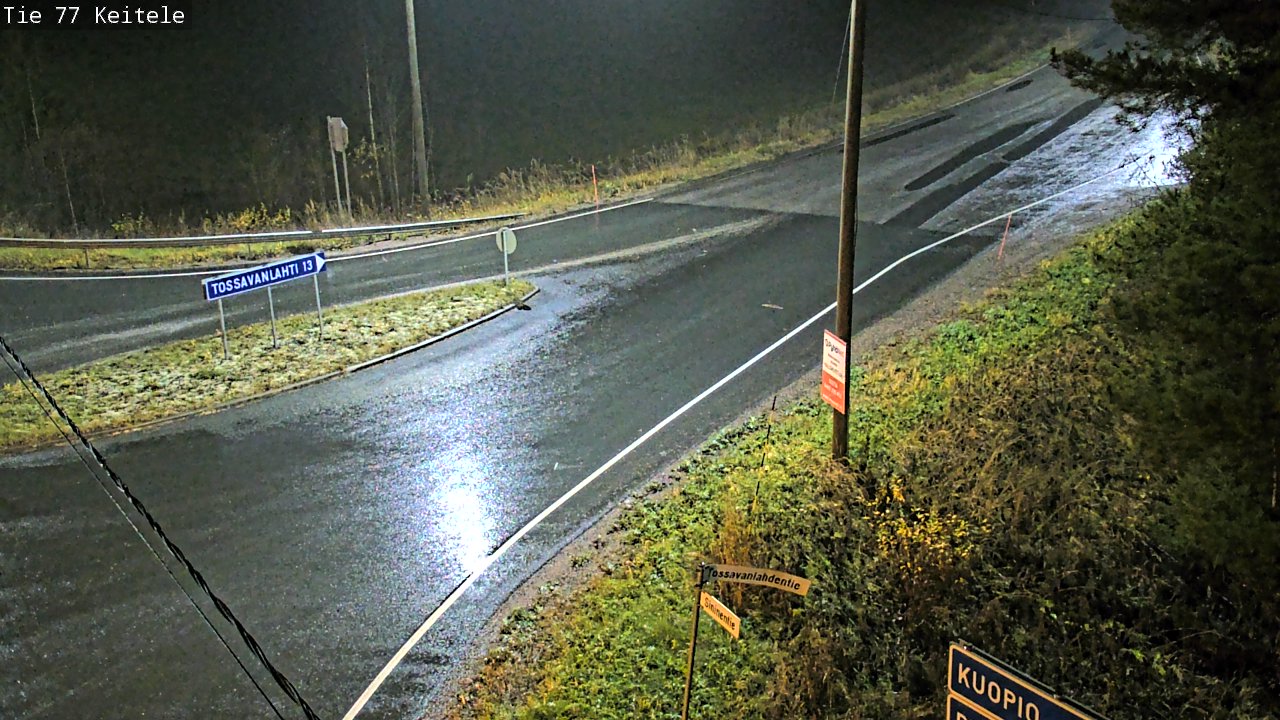 Weather Camera Image Väg 77 Keitele, Keitele, Pohjois-Savo