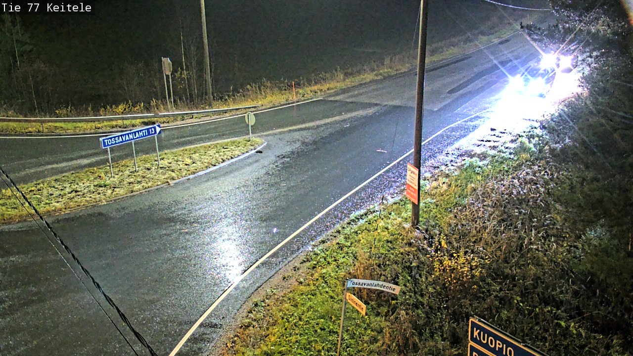 Weather Camera Image Väg 77 Keitele, Keitele, Pohjois-Savo