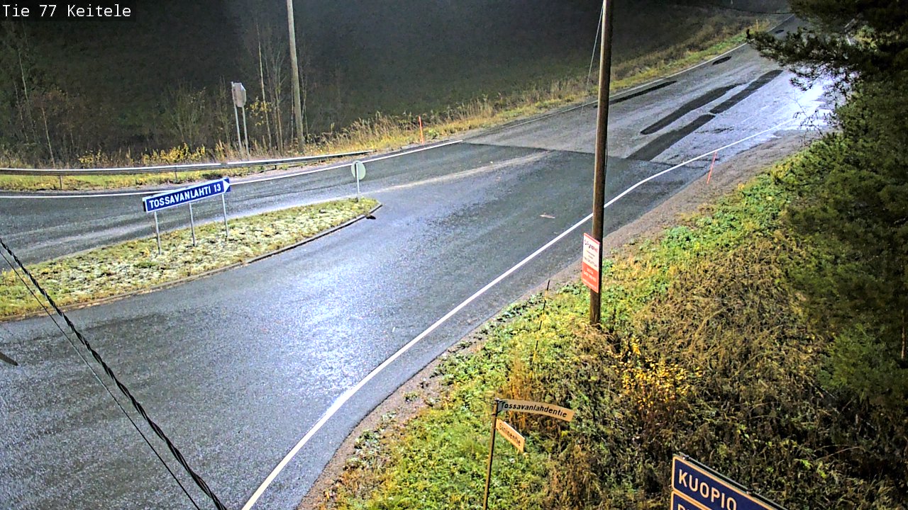 Weather Camera Image Road 77 Keitele, Keitele, Pohjois-Savo