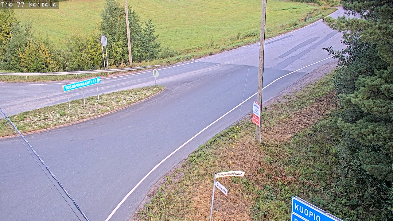 Weather Camera Image Road 77 Keitele, Keitele, Pohjois-Savo
