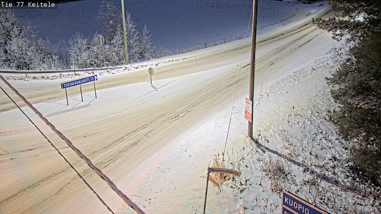 Weather Camera Image Väg 77 Keitele, Keitele, Pohjois-Savo