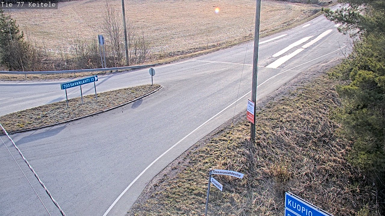Weather Camera Image Road 77 Keitele, Keitele, Pohjois-Savo