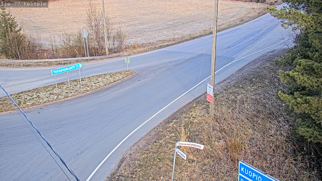 Weather Camera Image Road 77 Keitele, Keitele, Pohjois-Savo