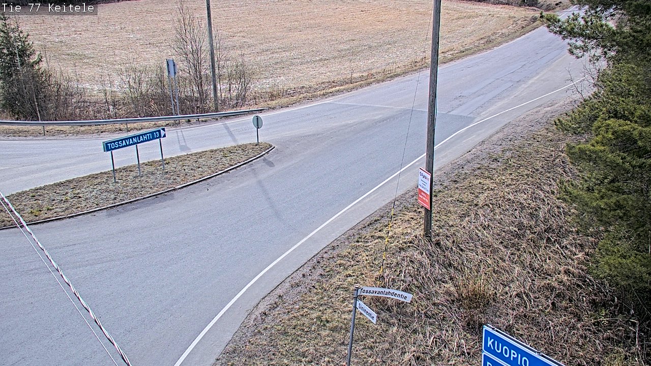 Weather Camera Image Road 77 Keitele, Keitele, Pohjois-Savo