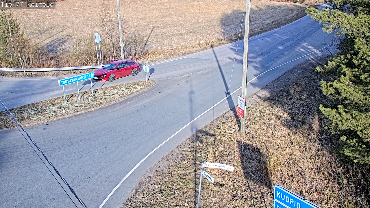 Weather Camera Image Road 77 Keitele, Keitele, Pohjois-Savo