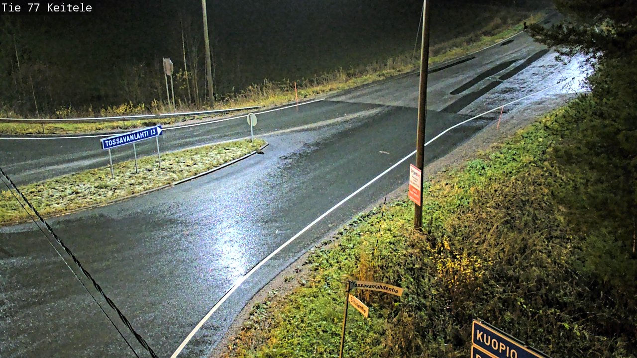 Weather Camera Image Väg 77 Keitele, Keitele, Pohjois-Savo