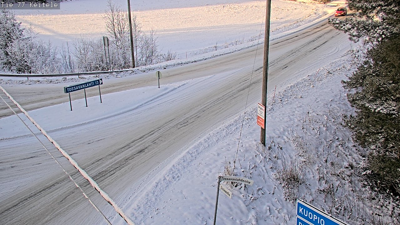 Weather Camera Image Väg 77 Keitele, Keitele, Pohjois-Savo