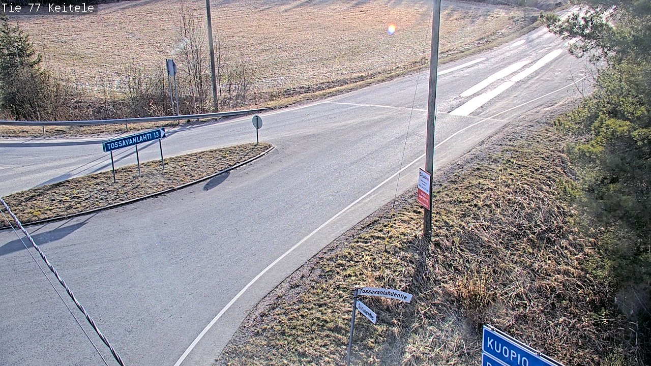 Weather Camera Image Road 77 Keitele, Keitele, Pohjois-Savo