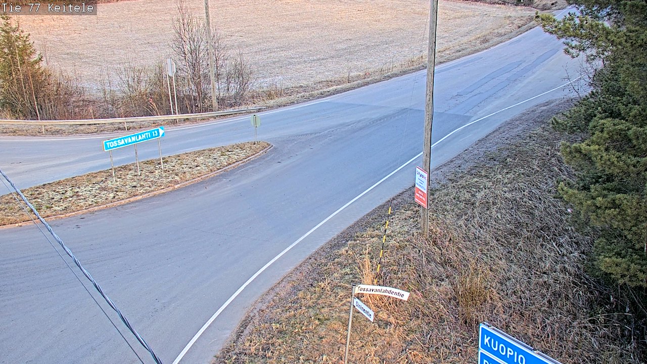 Weather Camera Image Road 77 Keitele, Keitele, Pohjois-Savo