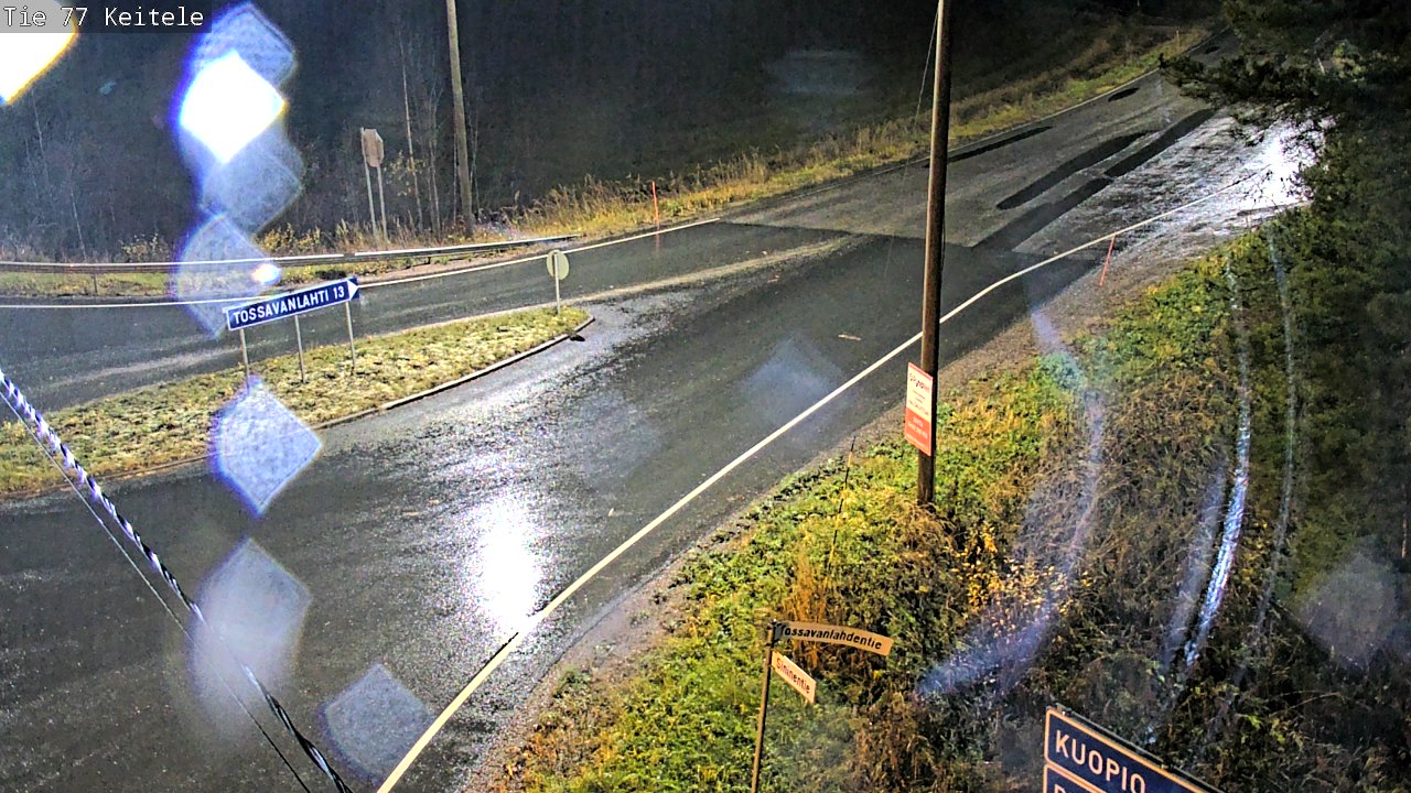 Weather Camera Image Väg 77 Keitele, Keitele, Pohjois-Savo