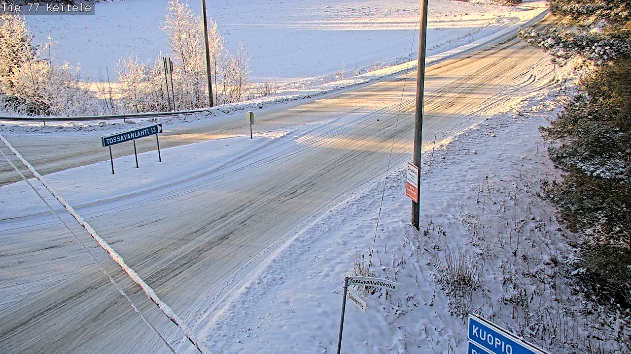 Weather Camera Image Väg 77 Keitele, Keitele, Pohjois-Savo