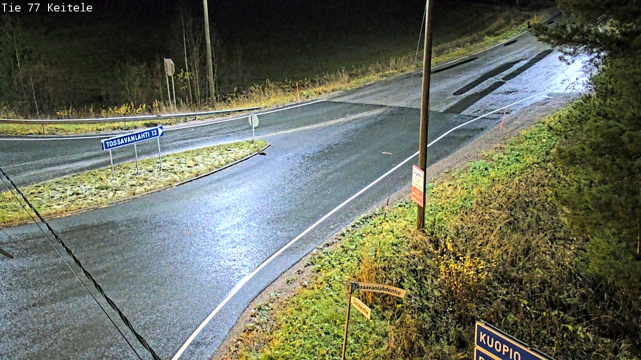 Weather Camera Image Road 77 Keitele, Keitele, Pohjois-Savo